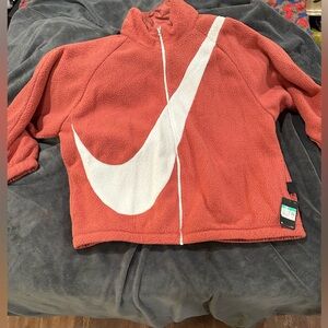 New Nike XL Woman’s fleece reversible jacket/coat